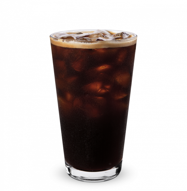 Iced black deals coffee